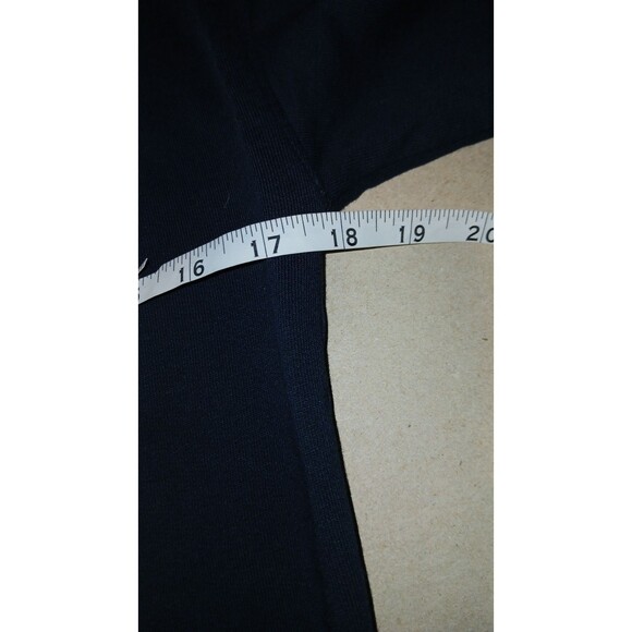 All Saints Womens 100%Cotton Cropped Sweater Sz XS Black Long Sleeves Striped - Picture 5 of 8